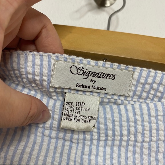 Signatures by Richard Malcolm Seer Sucker Culottes - Picture 5 of 9